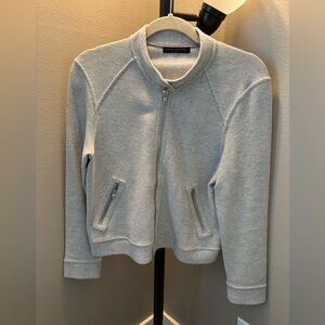 Petite Ponte Twill Knit Moto Jacket. Banana Republic Factory. Lightly worn
